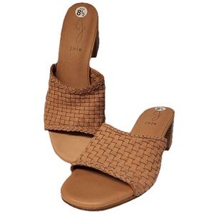 Joie Woven Summer Women's Tan Slide Sandals Mules Size 8.5